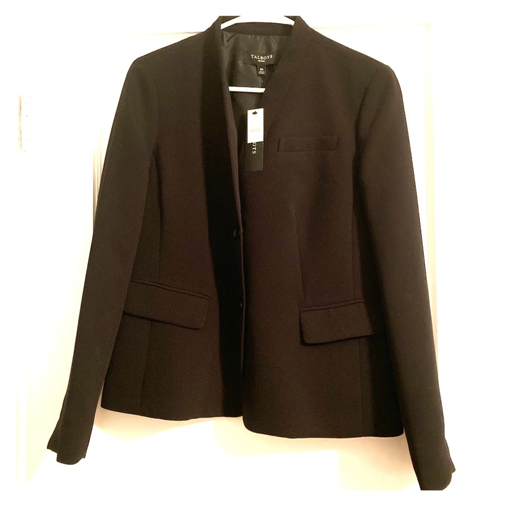 Talbots 10p NWT Asian neckline style blazer